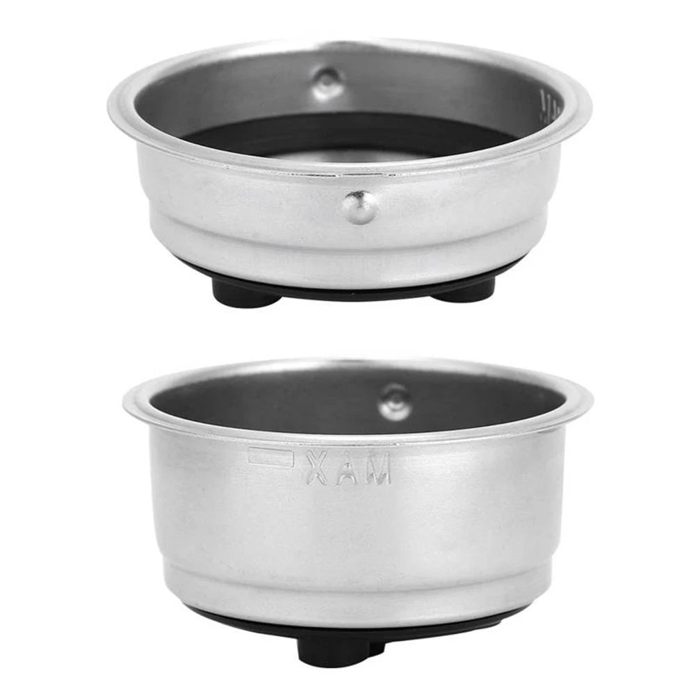 Coffee Filter Cup 51mm Removable Coffee Machine Filter Basket 1Cup/2 Cup Stainless Steel Coffee Products Kitchen Accessories