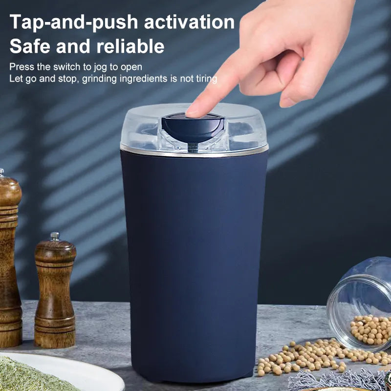 2023 New Small Grain Grinder Coffee Grinder Stainless Steel Nuts Beans Grains Mill Herbs Electric Grinding Machine for kitchen