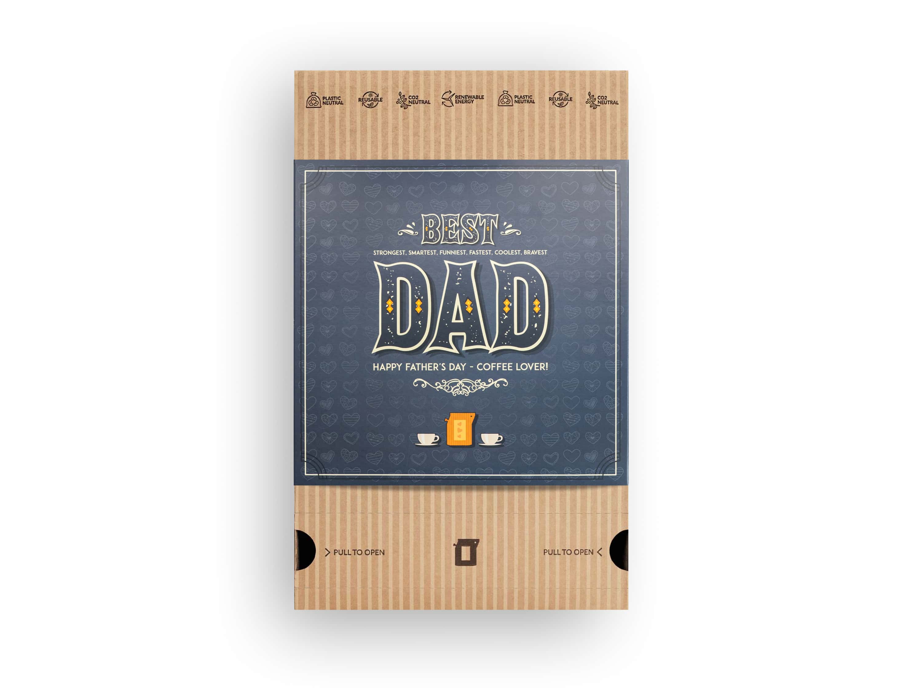 BEST DAD SPECIALTY COFFEE GIFT BOX 25 PCS
