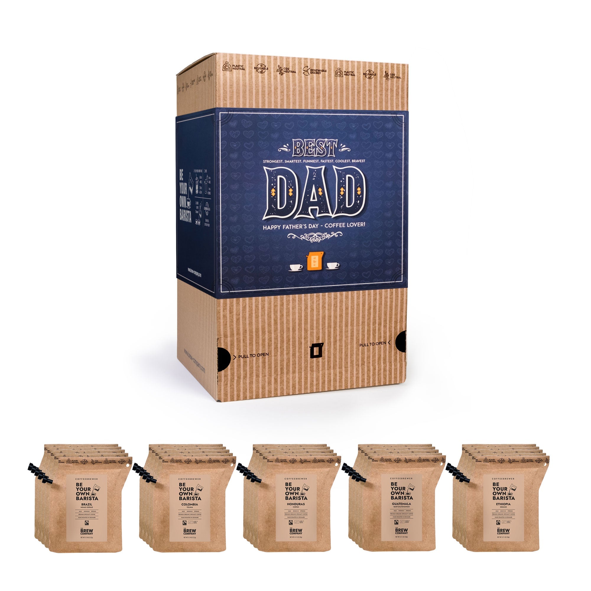 BEST DAD SPECIALTY COFFEE GIFT BOX 25 PCS